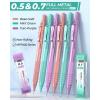 imageNicpro 05 mm Metal Mechanical Pencil Set 3PCS MP1000 Artist Lead Pencils With 480PCS HB 2B Lead Refills Erasers Pastel Aesthetic Mechanical Pencils for School Supplies Writing Drawing Sketching05  07mm