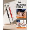 imageNicpro 10 Pack Carpenter Pencils Mechanical Construction Pencils with 21 Refill Automatic Center Punch and Carbide Scribe Tool Mechanical Pencil for Woodworking Best Carpenters Marking ToolSet 2