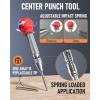 imageNicpro 10 Pack Carpenter Pencils Mechanical Construction Pencils with 21 Refill Automatic Center Punch and Carbide Scribe Tool Mechanical Pencil for Woodworking Best Carpenters Marking ToolSet 1
