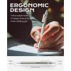 imageNicpro 2 PCS 05 mm Metal Mechanical Pencils Set Drafting Pencil for Artist Writing Sketching Drawing with 4 Tubes HB Lead Refill ampamp Erasers Erasers Refills ampamp Storage Case09 mm