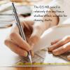 imageNicpro 2 PCS 05 mm Metal Mechanical Pencils Set Drafting Pencil for Artist Writing Sketching Drawing with 4 Tubes HB Lead Refill ampamp Erasers Erasers Refills ampamp Storage Case05 mm