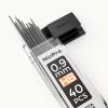 imageNicpro 2 PCS 09 mm Metal Mechanical Pencils Set Drafting Pencil for Artist Writing Sketching Drawing with 4 Tubes HB Lead Refill ampamp Erasers Erasers Refills ampamp Storage Case09 mm