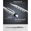 imageNicpro 2 Pack Blocky Gear Metal Mechanical Pencils Set with Case 05 mm ampamp 07 mm Lead Drafting Pencil with 6 Tube 360PCS Lead RefillsHB 2B 3 Erasers 18 Eraser Refills for Art Sketching Drawing