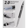 imageNicpro 2mm Metal Mechanical Pencil Set 2PCS Lead Holder 20 mm Marker Artist Carpenter Pencils with 120 Graphite Lead Refill HB 2H 4H 2B 4B ampamp Color 2 Eraser for Drafting Drawing Writing Sketching3 Pack 2MM