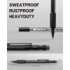 imageNicpro 3 Pack 2mm Mechanical Pencils Set with Case 33 Graphite Lead Refills 4B 2B HB 2H 4H 36 Colored Lead Erasers Weatherproof Metal Barrel Heavy Duty Carpenter Pencil For Drawing Sketching1 Count Pack of 1