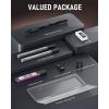 imageNicpro 3 Pack 2mm Mechanical Pencils Set with Case 33 Graphite Lead Refills 4B 2B HB 2H 4H 36 Colored Lead Erasers Weatherproof Metal Barrel Heavy Duty Carpenter Pencil For Drawing Sketching1 Count Pack of 1