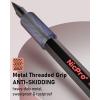 imageNicpro 3 Pack 2mm Mechanical Pencils Set with Case 33 Graphite Lead Refills 4B 2B HB 2H 4H 36 Colored Lead Erasers Weatherproof Metal Barrel Heavy Duty Carpenter Pencil For Drawing Sketching1 Count Pack of 5