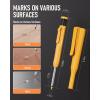 imageNicpro 3 Pack Carpenter Pencil with Sharpener ampamp Holder Mechanical Carpenter Pencils with 39 Refills Red Black Yellow Heavy Duty Construction Pencils Woodworking Pencils for Contractor Architect3 Pack
