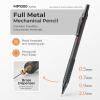 imageNicpro 30PCS Black Metal Mechanical Pencil Set in Leather Case Art Drafting Pencil 05 07 09 mm 2mm Lead Pencil Holders for Sketching Drawing With 16 Tube 6B 4B 2B HB 2H 4H ColorsLead RefillsBlack  Silver