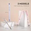 imageNicpro 31PCS Pastel Mechanical Pencil Set with Case Cute Art Drafting Pencils 05 07 09 mm ampamp 2mm Lead Holder with 11 Tube Lead RefillsHB 2B Aesthetic School Supplies for Drawing Sketching