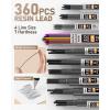 imageNicpro 35PCS Art Mechanical Pencil Set 3 PCS Metal Drafting Pencil 05 mm ampamp 07 mm ampamp 09 mm ampamp 3 PCS 2mm Lead Holder 6B 4B 2B HB 2H 4H Colors For Sketching Drawing With 20 Tube Lead Refills CaseBlack