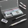 imageNicpro 4 PCS Pastel Mechanical Pencil Set 09 mm for School Cute Colors Mechanical Pencils with 8 tubes HB Lead Refills 2 Erasers 9 Eraser Refills For Student Writing Drawing Sketching with Case