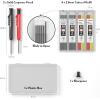 imageNicpro 4 Pack Carpenter Pencil with Sharpener Mechanical Carpenter Pencils with 52 Refills Construction Pencil Heavy Duty Woodworking Pencils for Architect Red Black Yellow BlueBlack Red