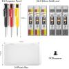 imageNicpro 4 Pack Carpenter Pencil with Sharpener Mechanical Carpenter Pencils with 52 Refills Construction Pencil Heavy Duty Woodworking Pencils for Architect Red Black Yellow BlueBlack Red Yellow