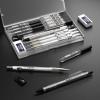 imageNicpro 6 PCS Art Mechanical Pencils Set with Case Drafting Pencil 03 ampamp 05 ampamp 07 ampamp 09 mm and 2mm Lead Holder 4B 2B HB 2H For Art Writing Sketching DrawingWith Lead Refills Erasers Sharpener