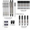 imageNicpro 6 PCS Art Mechanical Pencils Set with Case Drafting Pencil 03 ampamp 05 ampamp 07 ampamp 09 mm and 2mm Lead Holder 4B 2B HB 2H For Art Writing Sketching DrawingWith Lead Refills Erasers Sharpener