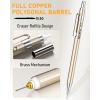 imageNicpro 6PCS Metal Mechanical Pencil Set Full Copper Drafting Pencil 03 05 07 09 mm ampamp 2PCS 2mm Graphite Lead Holder4B 2B HB 2H For Art Sketching Drawing With Lead Refills Eraser CaseChampagne 34