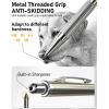 imageNicpro 6PCS Metal Mechanical Pencil Set Full Copper Drafting Pencil 03 05 07 09 mm ampamp 2PCS 2mm Graphite Lead Holder4B 2B HB 2H For Art Sketching Drawing With Lead Refills Eraser CaseChampagne 34