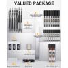 imageNicpro 6PCS Metal Mechanical Pencil Set Full Copper Drafting Pencil 03 05 07 09 mm ampamp 2PCS 2mm Graphite Lead Holder4B 2B HB 2H For Art Sketching Drawing With Lead Refills Eraser CaseBlack 34