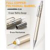imageNicpro 6PCS Metal Mechanical Pencil Set Full Copper Drafting Pencil 03 05 07 09 mm ampamp 2PCS 2mm Graphite Lead Holder4B 2B HB 2H For Art Sketching Drawing With Lead Refills Eraser CaseGold