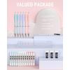 imageNicpro 6PCS Pastel Mechanical Pencil Set 05 ampamp 07 mm with 12 tubes HB Lead Refills 3 Erasers 9 Eraser Refills For School Writing Drawing Sketching 3 Colors  With Case05mm07mm