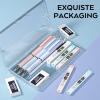 imageNicpro 6PCS Pastel Mechanical Pencil Set 05 ampamp 07 mm with 12 tubes HB Lead Refills 3 Erasers 9 Eraser Refills For School Writing Drawing Sketching 3 Colors  With Case07mm