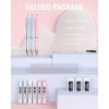 imageNicpro 6PCS Pastel Mechanical Pencil Set 05 ampamp 07 mm with 12 tubes HB Lead Refills 3 Erasers 9 Eraser Refills For School Writing Drawing Sketching 3 Colors  With Case07mm