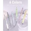 imageNicpro 6PCS Pastel Mechanical Pencil Set 05 mm Cute Mechanical Pencils with Comfort Grip with 12 Tubes HB Lead Refill 3 Eraser 9 Eraser Refills for Student Writing Drawing Sketching with Case05