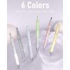 imageNicpro 6PCS Pastel Mechanical Pencil Set 05 mm Cute Mechanical Pencils with Comfort Grip with 12 Tubes HB Lead Refill 3 Eraser 9 Eraser Refills for Student Writing Drawing Sketching with Case07