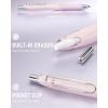imageNicpro 6PCS Pastel Mechanical Pencil Set 05 mm Cute Mechanical Pencils with Comfort Grip with 12 Tubes HB Lead Refill 3 Eraser 9 Eraser Refills for Student Writing Drawing Sketching with Case07