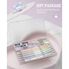 imageNicpro 6PCS Pastel Mechanical Pencil Set 05 mm Cute Mechanical Pencils with Comfort Grip with 12 Tubes HB Lead Refill 3 Eraser 9 Eraser Refills for Student Writing Drawing Sketching with Case09