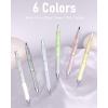 imageNicpro 6PCS Pastel Mechanical Pencil Set 05 mm Cute Mechanical Pencils with Comfort Grip with 12 Tubes HB Lead Refill 3 Eraser 9 Eraser Refills for Student Writing Drawing Sketching with Case09