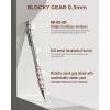 imageNicpro Blocky Gear 09 mm Mechanical Pencils Set in Case Metal Pencil with 09mm HB Lead Refills Eraser for Professional ampamp Adult Art Writing Drafting Drawing03mm
