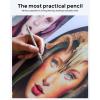 imageNicpro Blocky Gear 2mm Mechanical Pencils in Case Metal Drafting Lead Holder with 6 Tubes 2mm Lead Refill HB 2B 2H 4B 4H ampamp Colors Sharpeners Erasers for Artist Carpenter Writing Drawing Sketching1 Pack