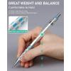 imageNicpro Blocky Gear Metal Mechanical Pencil Set with Leather Case 40PCS Art Drafting Pencil 05 07 09 ampamp 2mm Lead Pencil with 352PCS HB 2H 4H 2B 4B 6B Color Lead Refills for Sketching Drawing29 PCS