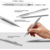 imageNicpro Metal 20 Mechanical Pencil Set with Case 3 PCS Drafting Lead Holder with 10 Tubes 2mm Graphite Lead RefillHB 2H 4H 2B 4B ampampColors Sharpeners Erasers for Artist Writing Drawing SketchingSilver
