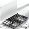 imageNicpro Metal 20 Mechanical Pencil Set with Case 3 PCS Drafting Lead Holder with 10 Tubes 2mm Graphite Lead RefillHB 2H 4H 2B 4B ampampColors Sharpeners Erasers for Artist Writing Drawing SketchingBlack