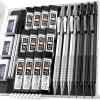 imageNicpro 05 mm Mechanical Pencils Set with Case 3 Metal Artist Pencil With 480PCS HB Lead Refills 3 Erasers9 Eraser Refills For Architect Art Writing Drafting Drawing Engineering Sketching BlackBlackSilver