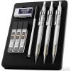 imageNicpro 3 PCS 07 mm Art Mechanical Pencil Set with Case Drafting Pencil 07mm with 3 Tubes HB Lead Refills Eraser for School Supplier Architect Art Writing Drafting Drawing Sketching