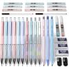 imageNicpro 31PCS Pastel Mechanical Pencil Set with Case Cute Art Drafting Pencils 05 07 09 mm ampamp 2mm Lead Holder with 11 Tube Lead RefillsHB 2B Aesthetic School Supplies for Drawing Sketching