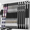 imageNicpro 6PCS Metal Mechanical Pencil Set Full Copper Drafting Pencil 03 05 07 09 mm ampamp 2PCS 2mm Graphite Lead Holder4B 2B HB 2H For Art Sketching Drawing With Lead Refills Eraser CaseBlack 34