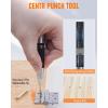 imageNicpro 15 Pack Carpenter Pencil Set with Sharpener Mechanical Carpenter Pencils with 40 Refill Automatic Center Punch and Carbide Scribe Tool Heavy Duty Construction Pencil for ArchitectWith Case18 Pack