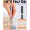 imageNicpro 15 Pack Carpenter Pencil Set with Sharpener Mechanical Carpenter Pencils with 40 Refill Automatic Center Punch and Carbide Scribe Tool Heavy Duty Construction Pencil for ArchitectWith Case15 Pack