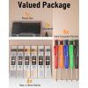 imageNicpro 5 Pack Carpenter Pencil with Sharpener Mechanical Pencils Set with 41 Refills Red Black Yellow White Green Blue Deep Hole Marker Construction Heavy Duty Woodworking Pencils  With Case5 PACK