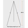 imageNicpro Folding Easels for Display 2 Pack 63 Inch Metal Floor Easel Stand Tripod Black Portable for Artist Poster Wedding with Carry Bag6