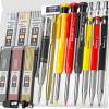 imageNicpro 15 Pack Carpenter Pencil Set with Sharpener Mechanical Carpenter Pencils with 40 Refill Automatic Center Punch and Carbide Scribe Tool Heavy Duty Construction Pencil for ArchitectWith Case18 Pack