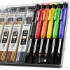 imageNicpro 5 Pack Carpenter Pencil with Sharpener Mechanical Pencils Set with 41 Refills Red Black Yellow White Green Blue Deep Hole Marker Construction Heavy Duty Woodworking Pencils  With Case6 PACK