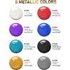 imageNicpro 8 Colors 338 oz Large Bulk Metallic Acrylic Pouring Paint Supplies Kit Premixed High Flow Art Pour Paint with Silicone Pour Oil Gloves Tablecloths for Beginner DIY Ready to Pour