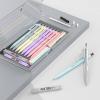 imageNicpro 10 Pack 07 mm Mechanical Pencil Bulk Set with Case Cute Candy Pastel Art Drafting Pencils 07mm with 10 Tube HB Lead Refills Eraser for Kid School Students Artist Writing Drawing Sketching05mm
