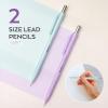 imageNicpro 10 Pack 07 mm Mechanical Pencil Bulk Set with Case Cute Candy Pastel Art Drafting Pencils 07mm with 10 Tube HB Lead Refills Eraser for Kid School Students Artist Writing Drawing Sketching0507mm